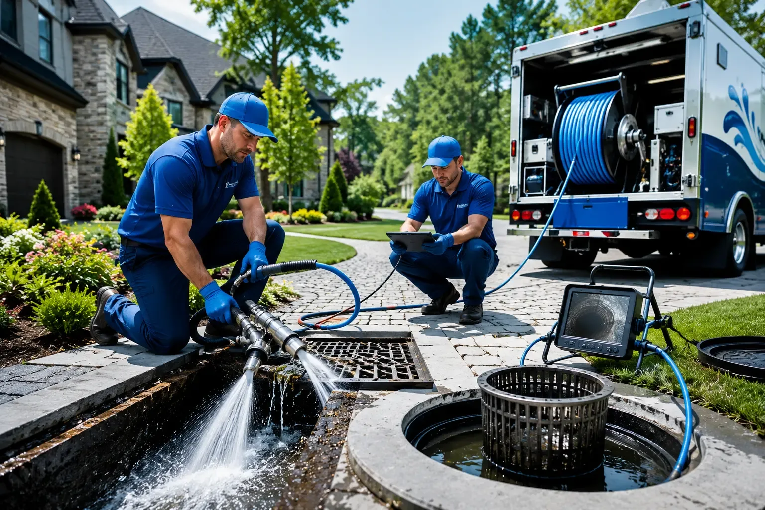 Local outdoor drain cleaning professionals in West Farmington, OH