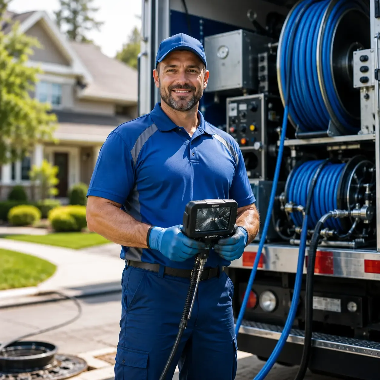 Local outdoor drain cleaning specialists in West Farmington, OH